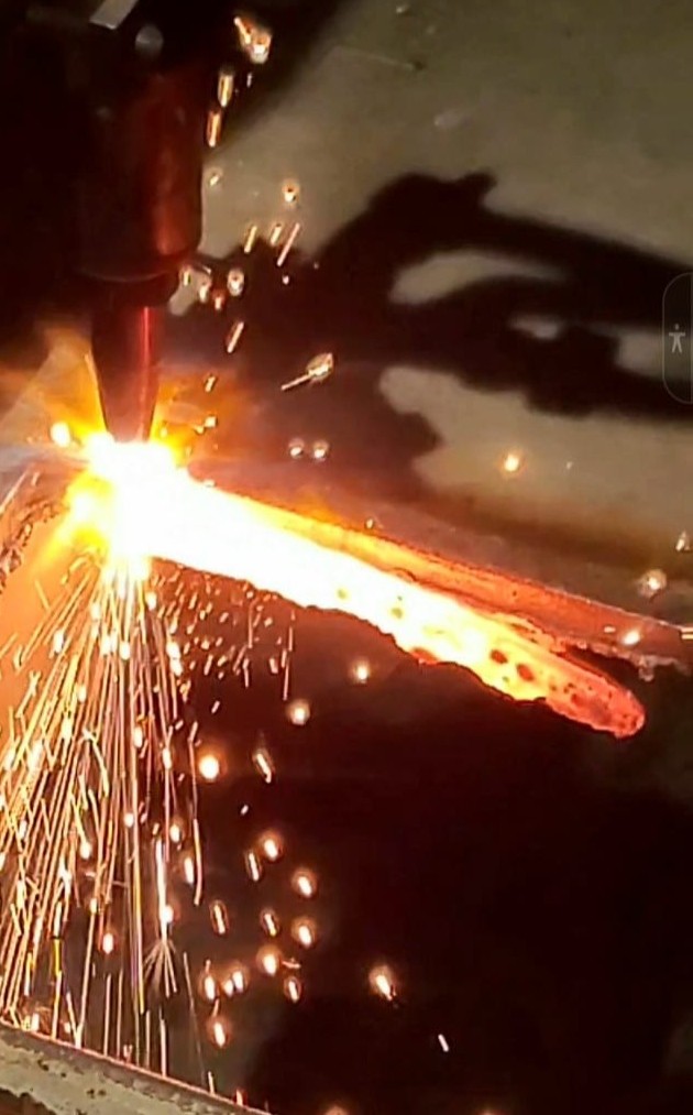 Corte industrial CNC